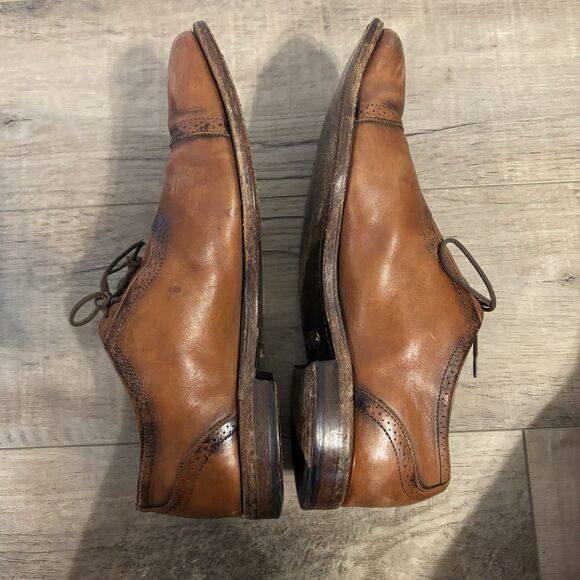 Allen Edmonds The Rutledge Independence Collection Sz 10 E Brown Leather Cap Toe main image 9